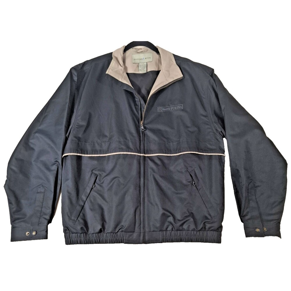 Cutter & Buck WeatherTec Windbreaker Jacket/Coat w/Nestle Purina Logo-Men's SZ L